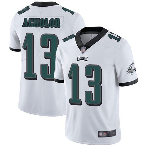 Men Philadelphia Eagles #13 Nelson Agholor White Vapor Untouchable NFL Jersey Limited Player Football->philadelphia eagles->NFL Jersey